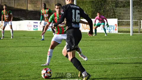 Etxaburu en el Villalbés-Zamora. Imagen Zamora CF