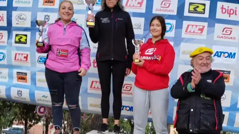 Andrea Vallejo en el Enduro Sprint de los Navalucillos