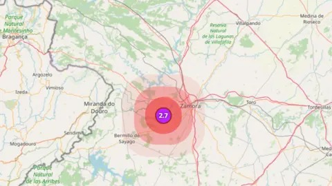 Pequeño seísmo en Muelas del Pan