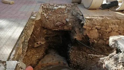 Agujero en Los Bloques