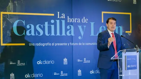 Mañueco en el foro OkDiario