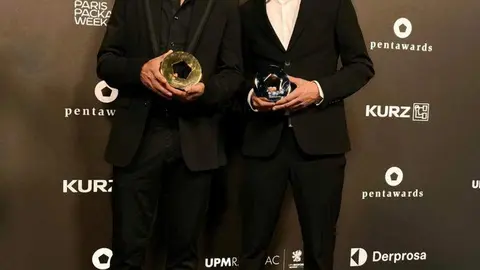 Javier Garduño en la gala de los Pentawards