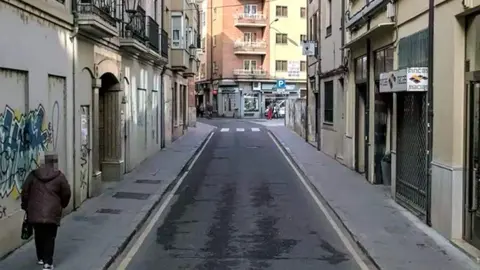 Calle Martínez Villergas. Zamora