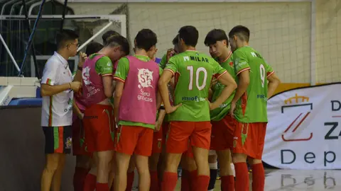 Tiempo muerto del partido entre Intersala Zamora y Unionistas. Imagen de archivo