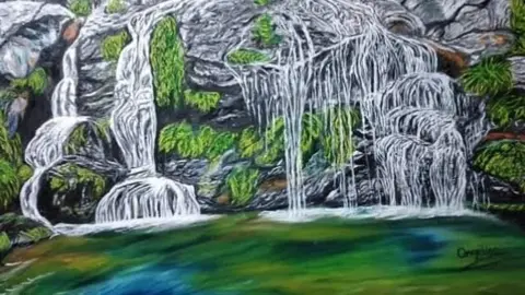 Cascada del nacimiento del Tera