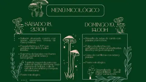 cartel jornadas micológicas de Pozuelo de Vidriales