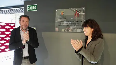 Óscar Puente y Ana Redondo. Fotografía: Grupo Municipal Socialista Valladolid