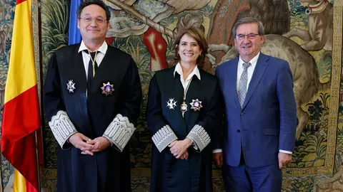 Dolores Delgado toma posesión como Fiscal de Sala de Derechos Humanos y Memoria Democrática, en un acto presidido por el Fiscal General del Estado