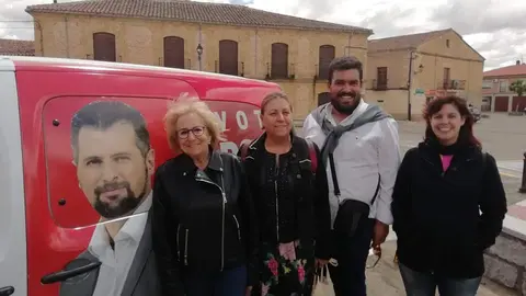 PSOE-García Rioja, Nieves García, Carlos Fernández e Irene Queipo