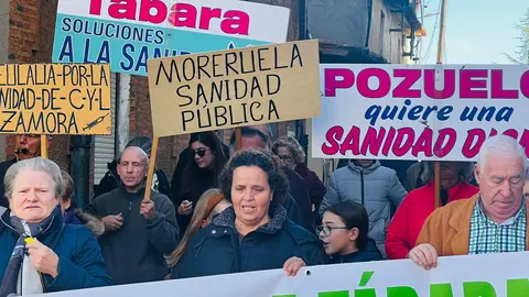 Concentración en Tábara. Imagen cedida