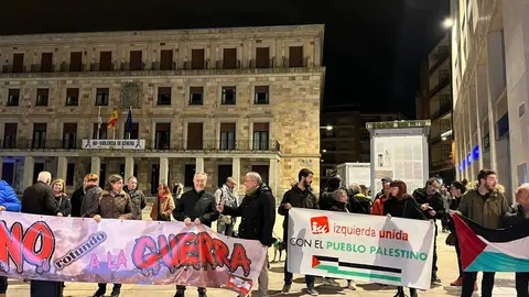 Concentración en Zamora por el el Día de Solidaridad Palestina