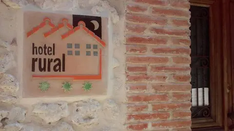 Placa hotel rural