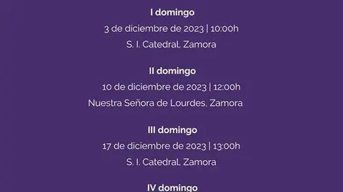 Misas de adviento, canto gregoriano