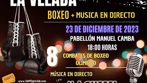 cartel velada de boxeo Zamora