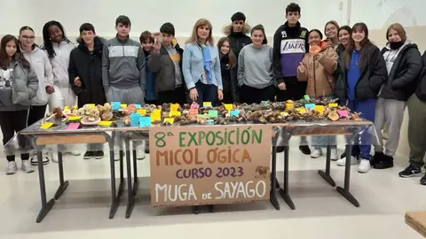 Exposición Micológica organizada por el IES José Luis Gutiérrez de Muga. Fotografía: CEDIDA