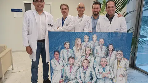 Cuadro equipo médico