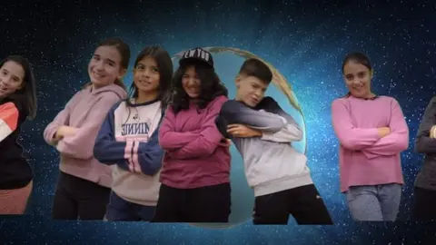 Alumnos del CEIP Nuestra Señora de Gracia de sexto curso de Primaria