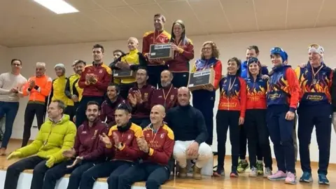 Vino toro Caja Rural vencedor por equipos en Bobadilla del Campo