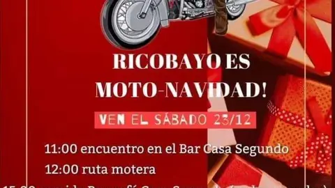 Ricobayo celebra la Navidad con una ruta motera