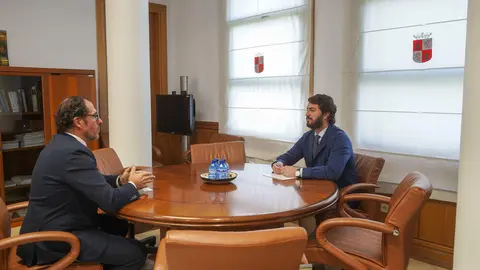 Reunión con el delegado de la ONCE en Castilla y León