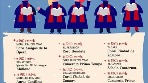 Cartel I Festival de Coros de Navidad