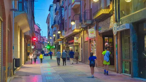 Calle La Rúa de Benavente. Fotografía: Interbenavente