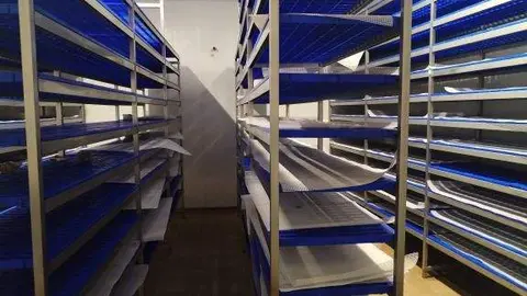 Fábrica de queso ecológico Beato de Tábara después del robo. Imagen cedida