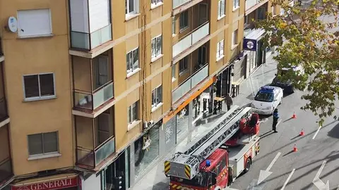 Los Bomberos actúan en un domicilio en la calle Amargura