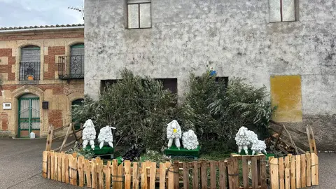 Decoración de Navidad en El Piñero. Imagen cedida (1)