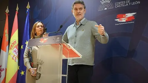 El portavoz de Fomento y Medio Ambiente del Grupo Parlamentario Socialista, José Luis Vázquez. Fotografía: PSOECYL