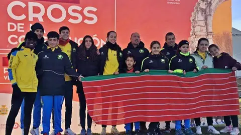 Club Atletismo Zamora en la Cross de Aranda