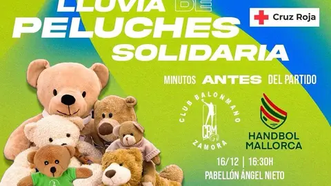 Lluvia de peluches angel nieto