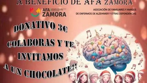 Fuentelapeña celebra un concierto solidario a favor de AFA Zamora de Navidad