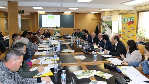 foto reunión COAG con ENESA, Agroseguro y Consorcio Seguros