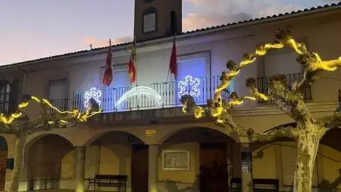 iluminación de Navidad en Santibáñez de Tera 
