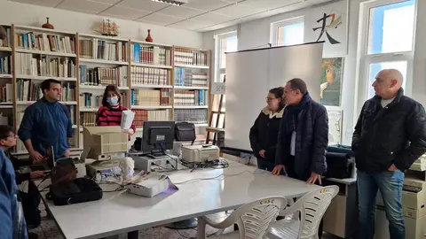 El Subdelegado del Gobierno en Zamora visita la localidad de Santa Eulalia de Tábara y asiste a la sesión formativa e informativa de la AGE