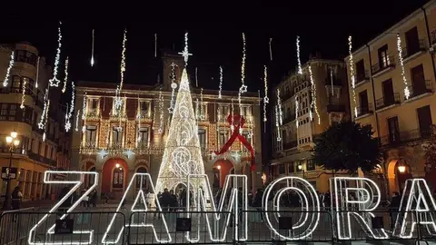 Iluminación navideña de Zamora