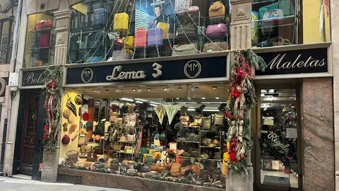 Escaparate navideño en Zamora