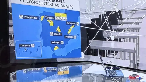 Mapa emitido en Antena 3 noticias. @Nacho_Sandoval