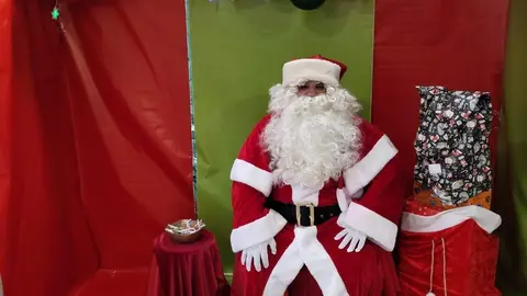 Papá Noel en la Cofradía de Jesús Nazareno Vulgo Congregación