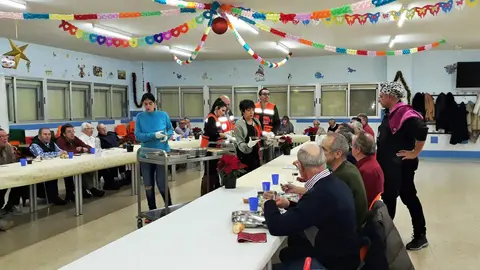 Cena de Nochebuena. Protección Civil Zamora