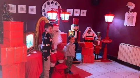 Papá Noel en Burganes de Valverde