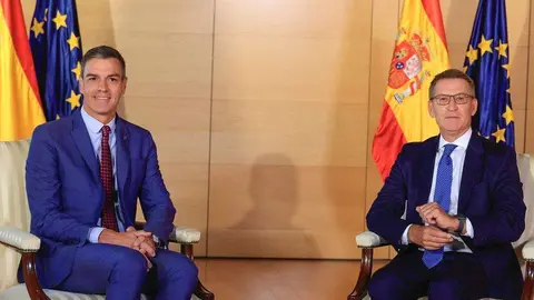 Pedro Sánchez y Núñez Feijóo