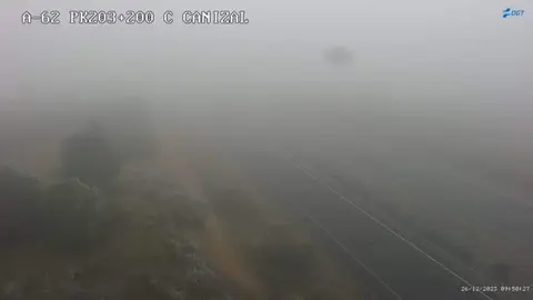 A-62 a su paso por Cañizal. Fotografía: Cámara DGT