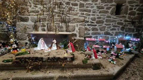 Belén Disney realizado por la Asociación Cultural La Veiga de Moralina de Sayago. Fotografía: CEDIDA