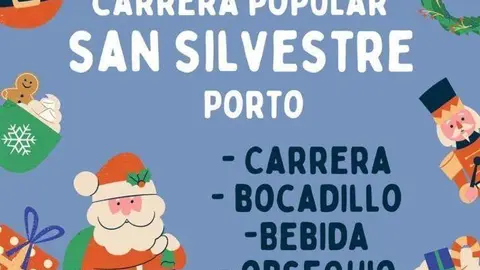 Cartel de la San Silvestre de Porto