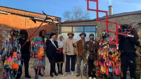 Los Diablos en Sarracín de Aliste. Imagen de archivo