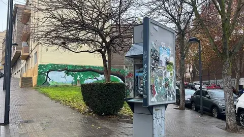 Cabina telefónica en Zamora