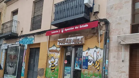 Administración de Lotería. Calle San Pablo, Zamora