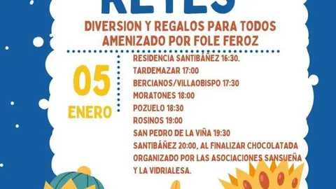 cabalgata Reyes Magos, Valle Vidriales